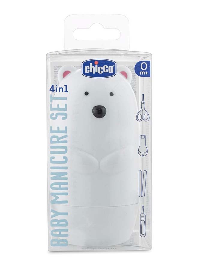 Chicco - Manicure Set 4In1 Polar Bear 0M+ - Image 1