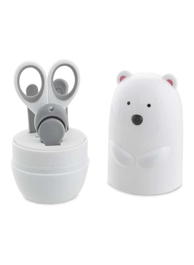 شيكو مجموعة المانيكير 4 في 1 للأطفال - بتصميم الدب القطبي من سن يوم فما فوق - Image 2