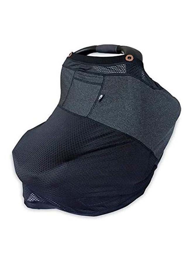 شيكو Boppy 4In1 وشاح متعدد الاستخدام، فحمي - Image 1