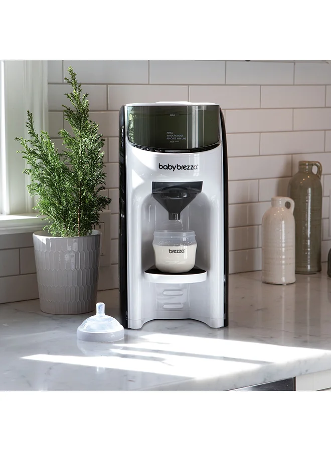 Baby Brezza New and Improved Formula Pro Advanced Formula Dispenser Machine - Automatically Mix a Warm Formula Bottle Instantly - Easily Make Bottle with Automatic Powder Blending, White