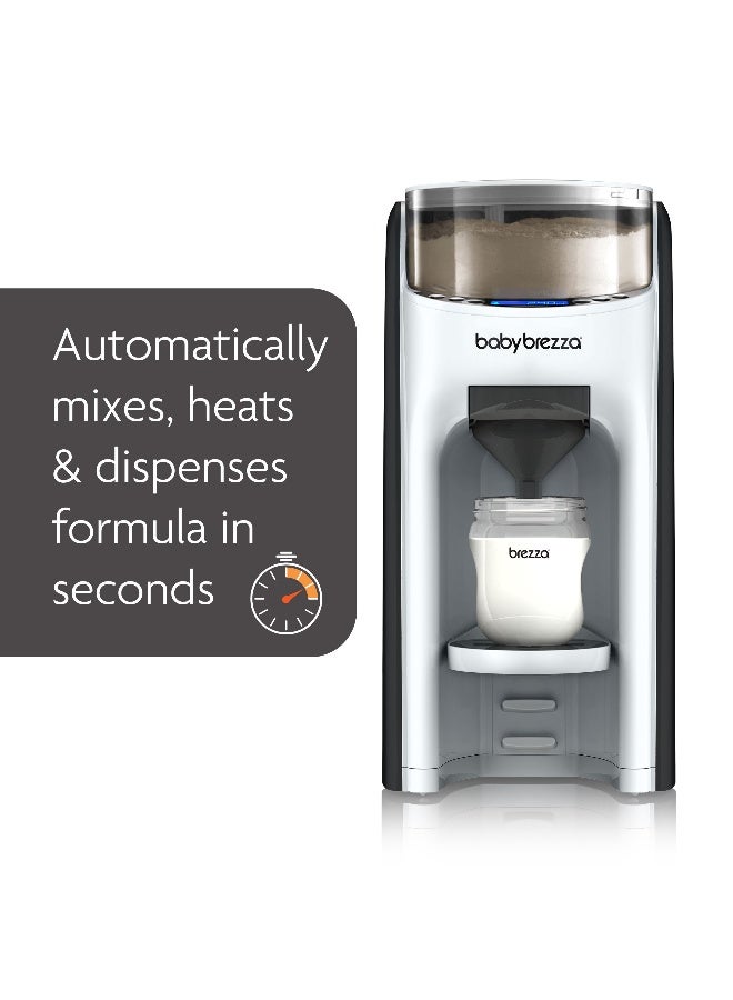 Baby Brezza New and Improved Formula Pro Advanced Formula Dispenser Machine - Automatically Mix a Warm Formula Bottle Instantly - Easily Make Bottle with Automatic Powder Blending, White - Image 2