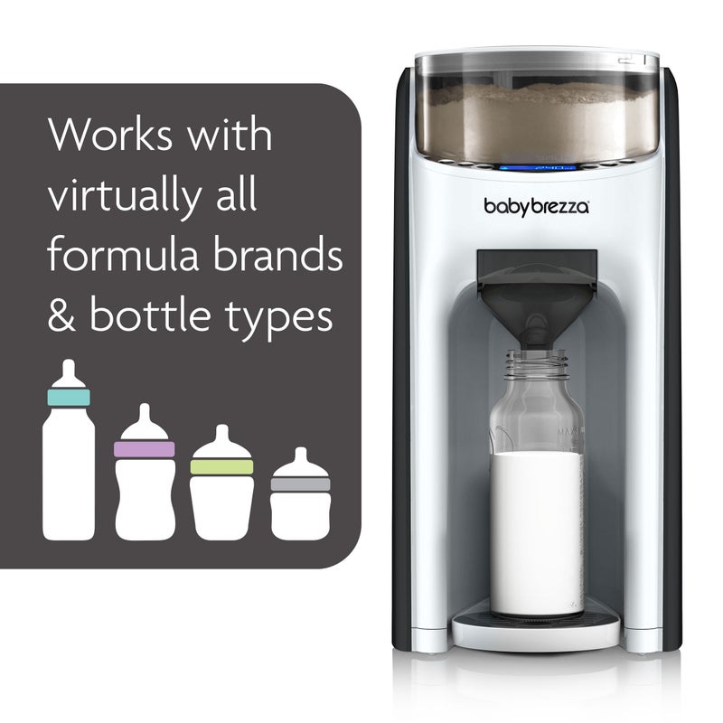 Baby Brezza New and Improved Formula Pro Advanced Formula Dispenser Machine - Automatically Mix a Warm Formula Bottle Instantly - Easily Make Bottle with Automatic Powder Blending, White - Image 4
