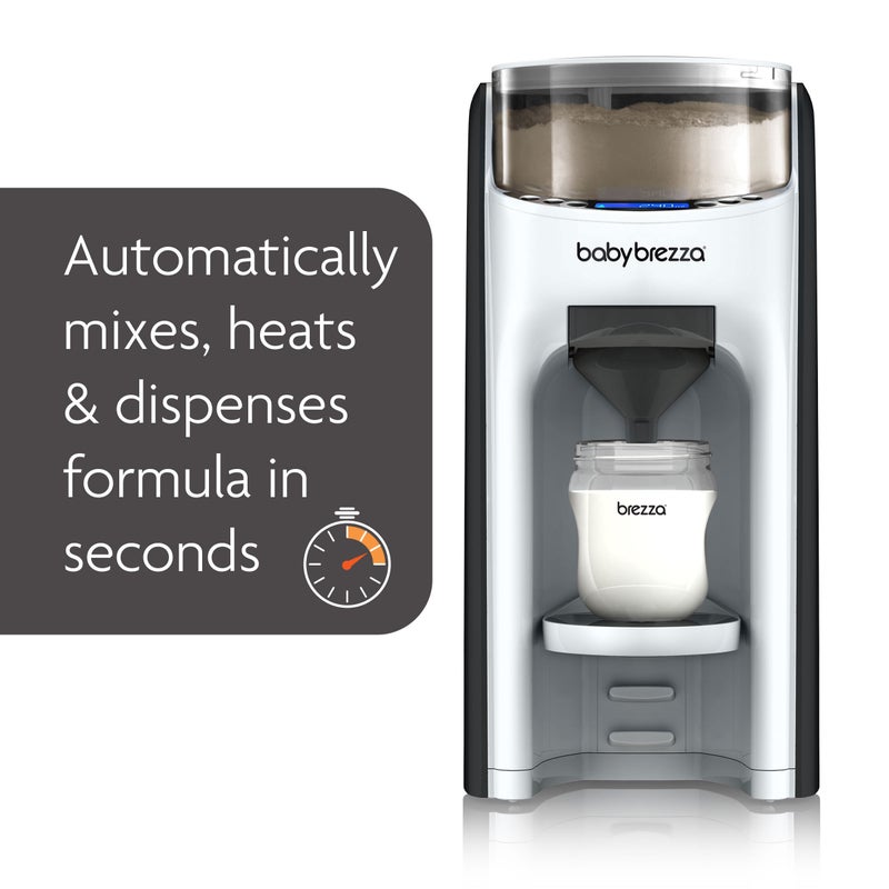 Baby Brezza New and Improved Formula Pro Advanced Formula Dispenser Machine - Automatically Mix a Warm Formula Bottle Instantly - Easily Make Bottle with Automatic Powder Blending, White - Image 2