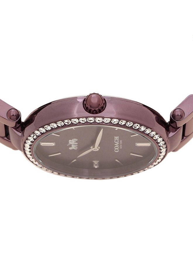 COACH Women's Park  Purple Dial Watch - 14503422 - Image 5