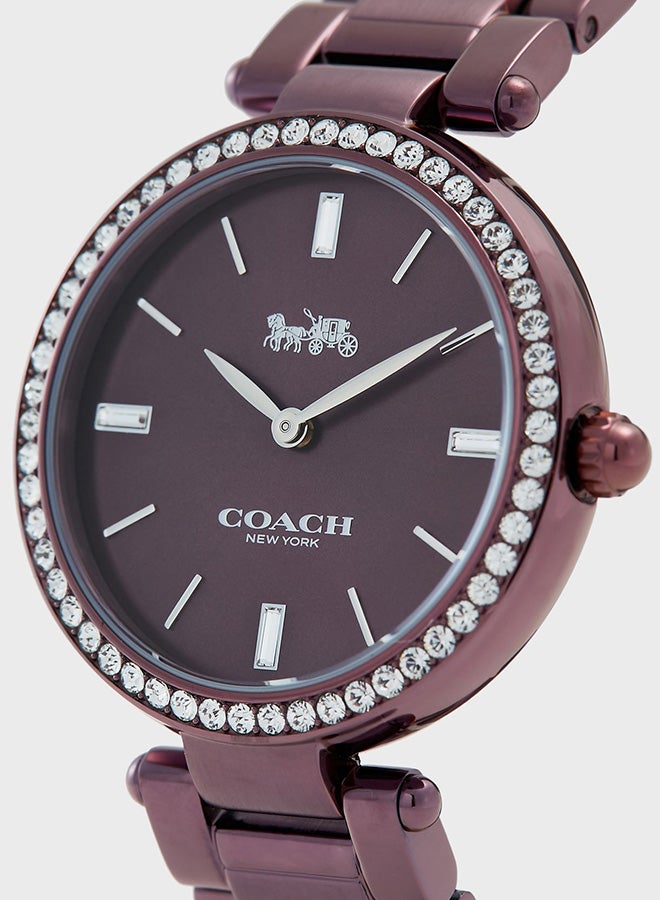 COACH Women's Park  Purple Dial Watch - 14503422 - Image 4