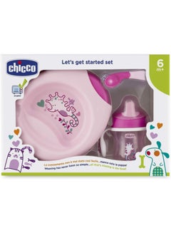 Chicco Weaning Set - Pink - 6M+, Packaging May Vary  - Image 2