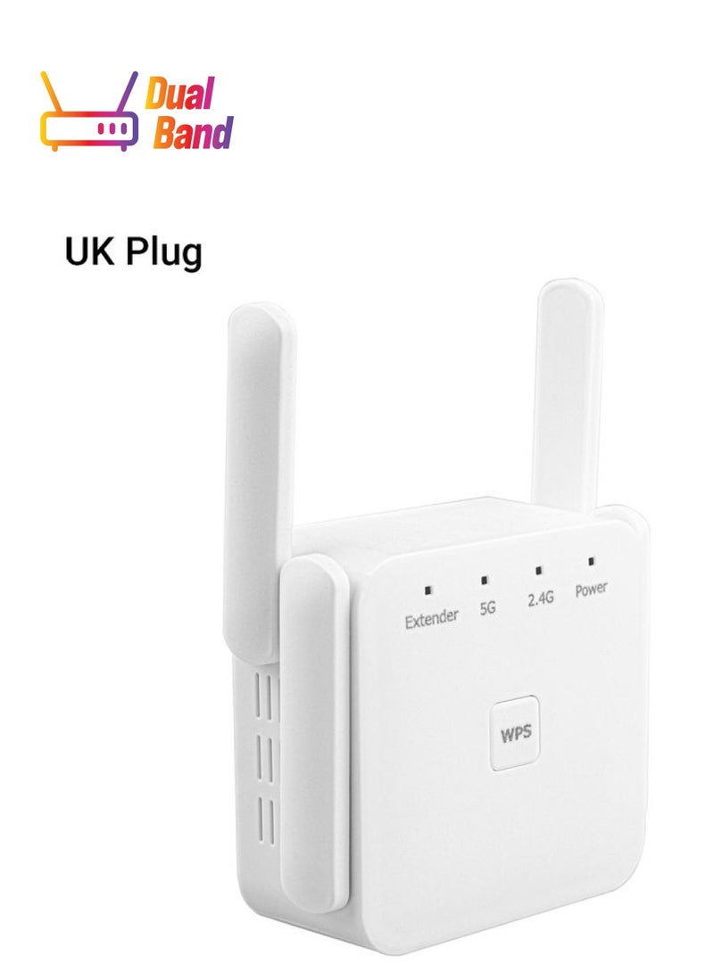 Generic - Dual Band WiFi Repeater White - Image 1