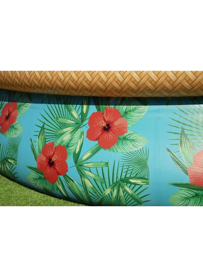 Pool Set Fastset Paradise Palm 457X84Cm