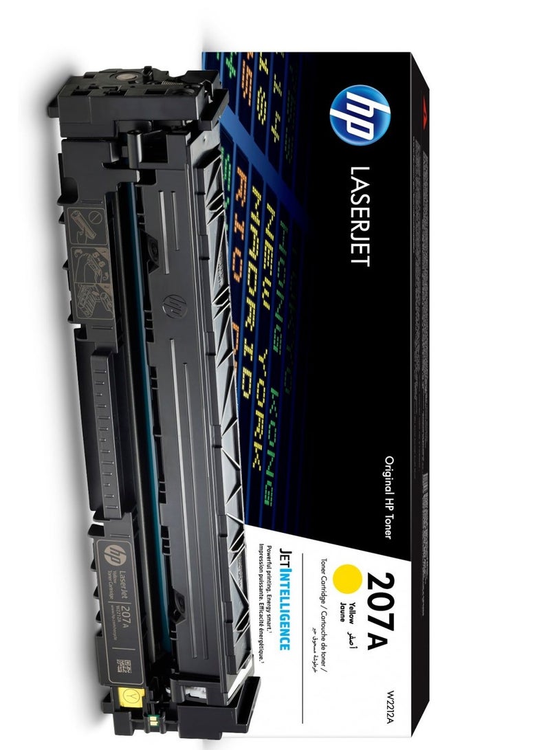 HP Original Toner HP W2212A/207A M255,M283fdw,M283fdn Yellow - Image 1