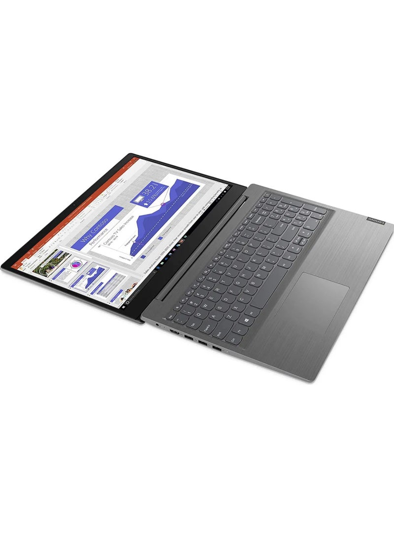 Lenovo Ideapad V15 (Upgraded Version) Laptop With 15.6-Inch HD Display, 10th Gen Core i3-1005G1 Processor/4GB RAM/1TB HDD/Intel UHD Graphics/Windows 10 Home English Iron Grey  - Image 4