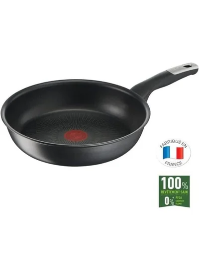 Tefal Frying Pan | Unlimited Frypan 26 Cm | Scratch Resistance | 100% Safe Non Stick Coating | Thermo Signal™ | Perfect Searing | Made In France | Induction | 2 Years Warranty Unlimited 26cm