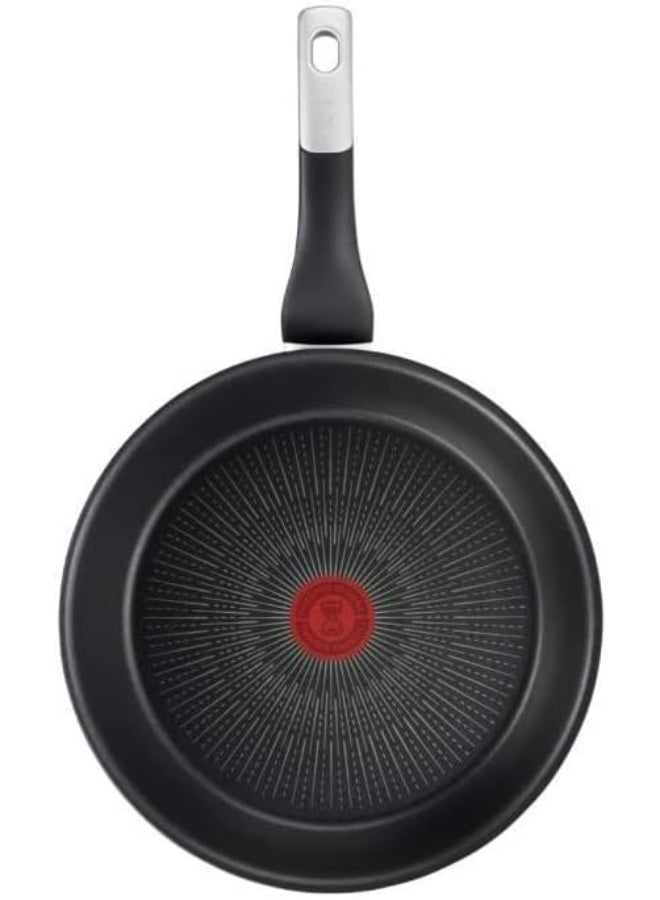 تيفال - TEFAL مقلاة | UNLIMITED 26 سم | مقاومة للخدش | طلاء غير لاصق 100% آمن | مؤشر حرارة Thermo Signal™ | تحمير مثالي | صنع في فرنسا | متوافقة مع الحث | ضمان لمدة سنتين | G2550502 أسود 26سم - Image 1