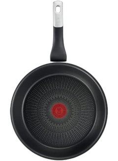 تيفال TEFAL مقلاة | UNLIMITED 22 سم | مقاومة للخدش | طلاء غير لاصق 100% آمن | مؤشر حرارة Thermo Signal™ | تحمير مثالي | صنع في فرنسا | متوافقة مع الحث | ضمان لمدة سنتين | G2550302 أسود 22 cmسم  - Image 4