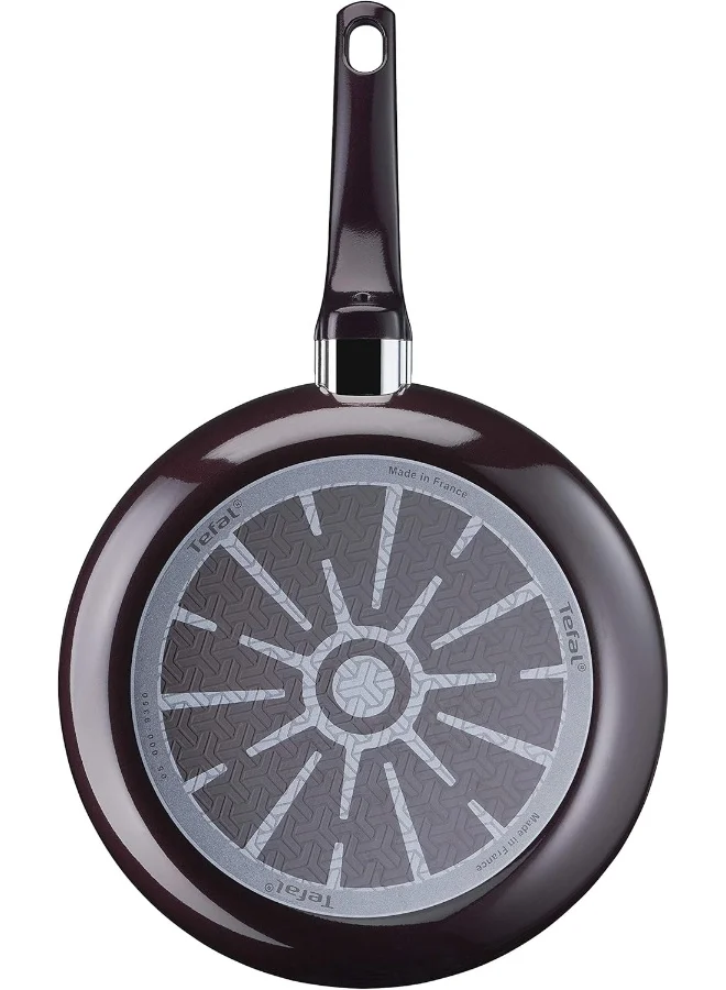 Tefal TEFAL Resist Intense Frypan | 28 cm | Non-Stick Pan | Easy to Clean | Non-Stick Coating | Thermo-Signal™ | Healthy Cooking | Safe Cookware | France | Searing | Recipes | D5220683 Black 28cm