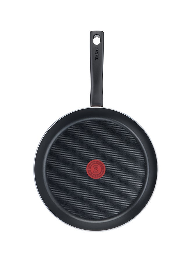 تيفال TEFAL مقلاة | G6 Tempo Flame 30 سم Tawa Pan | غير لاصق مع مؤشر Thermo Spot | أحمر | ألومنيوم | ضمان لمدة سنتين | C3041583 أسود/ أحمر 24 cmسم - Image 2