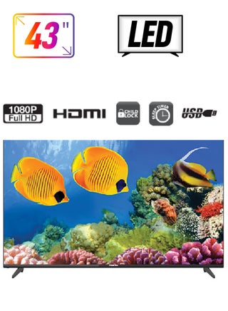 تلفزيون LED بدقة FHD مقاس 43 بوصة ومعدلات تحديث 60 هرتز ودقة 1080 بكسل NTV4300LED3/NTV4300LED/NTV4300LED1/NTV4300LEDN أسود NTV4300LED3/NTV4300LED/NTV4300LED1/NTV4300LEDN أسود - pnsku/N47945485A/45/_/1739967019/445073b9-66cf-48a4-a345-2161c5379fd6