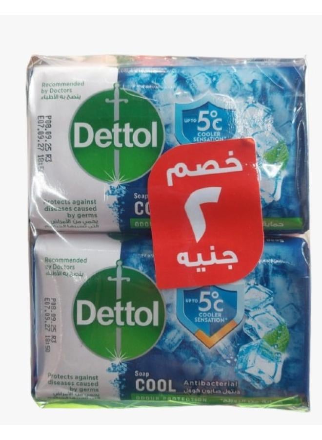ديتول صابون كوول من 4 قطع متعدد الألوان 165جرام - Image 2