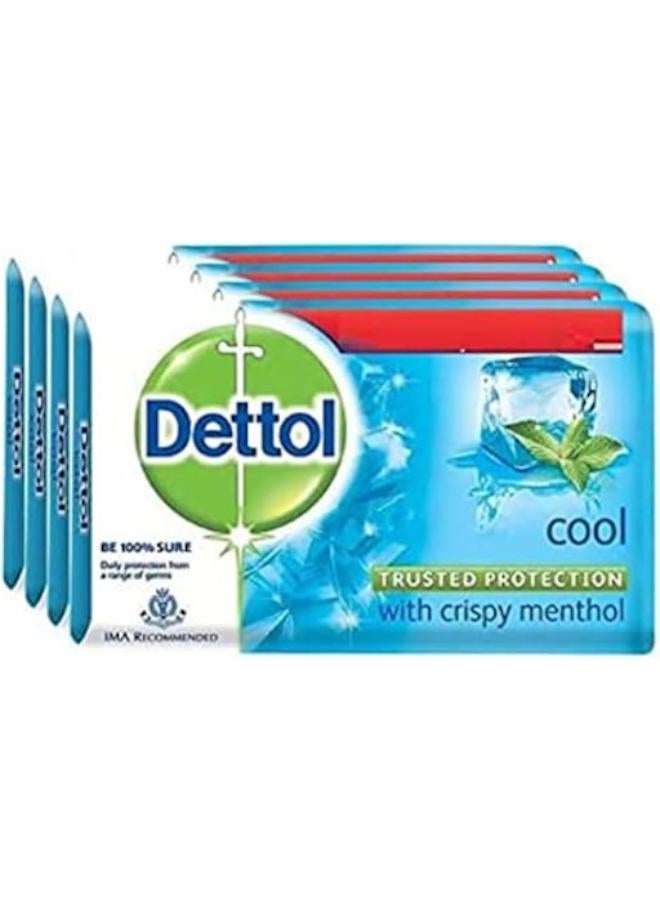 ديتول صابون كوول من 4 قطع متعدد الألوان 165جرام - Image 1