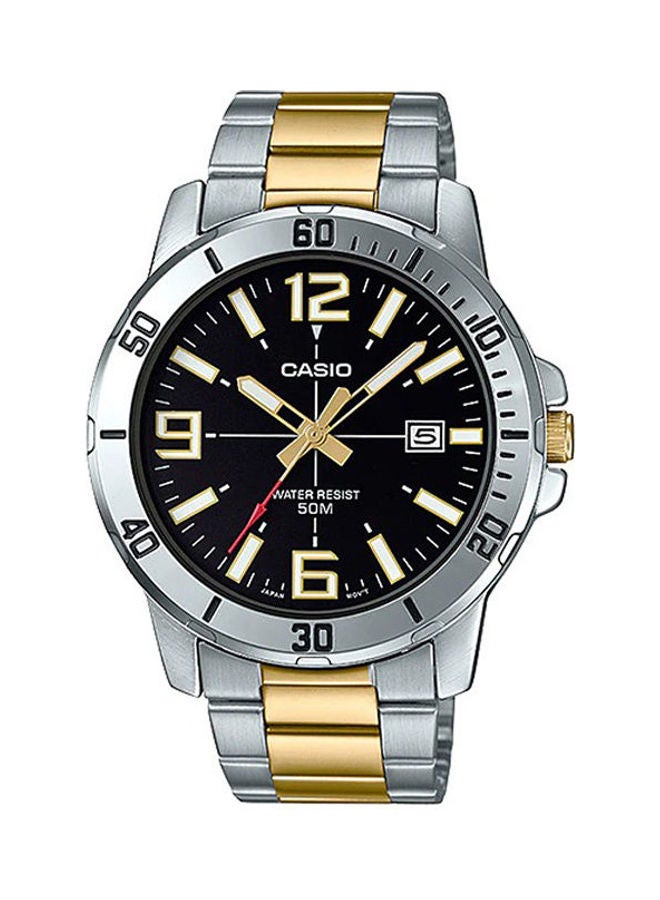 CASIO Men's Stainless Steel Analog Wrist Watch For Men MTP-VD01SG-1B - Image 1