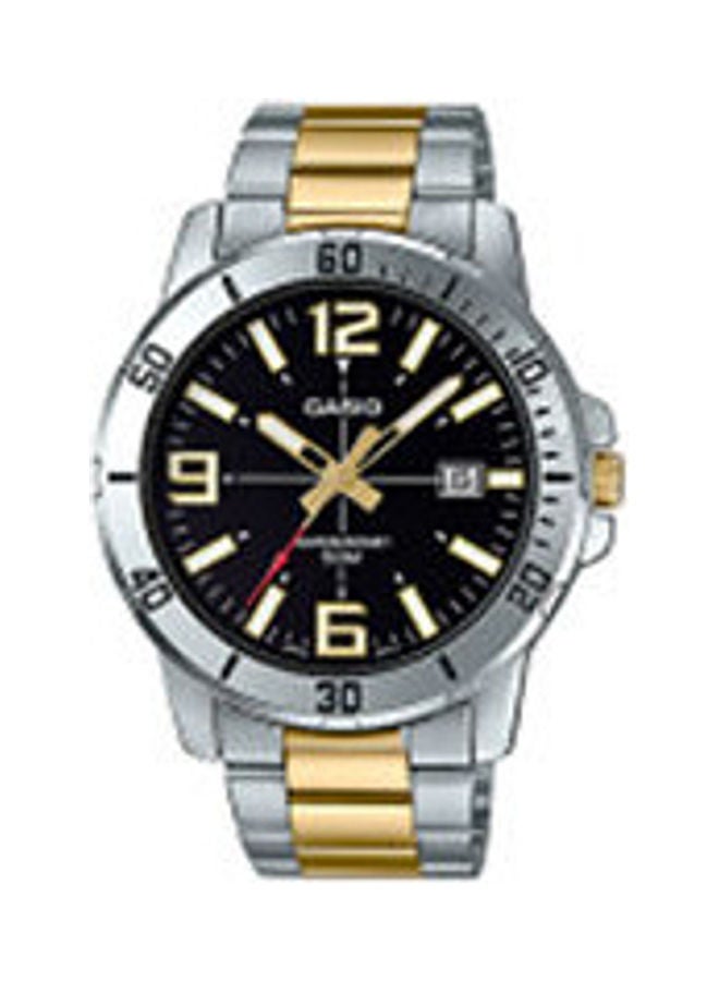 CASIO Men's Stainless Steel Analog Wrist Watch For Men MTP-VD01SG-1B - Image 3