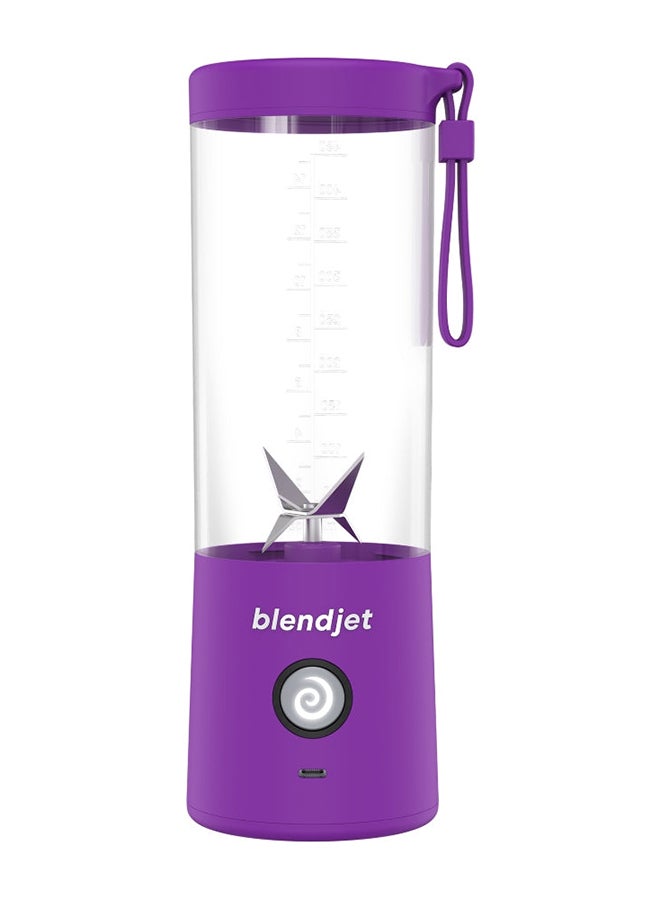 blendjet - V2 Portable Blender Smoothie Maker, Personal Blender, Fruit Blender, Leak Proof Juicer, BPA-Free 475ml 200W Sports Bottle, USB-C Rechargeable, Ice Crusher With Stainless Steel Blades 475 ml 200 W BJ-V2X-Purple Purple - Image 1