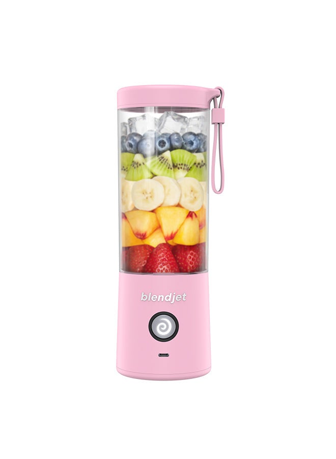 blendjet - V2 Portable Blender Smoothie Maker, Personal Blender, Fruit Blender, Leak Proof Juicer, BPA-Free 475ml 200W Sports Bottle, USB-C Rechargeable, Ice Crusher With Stainless Steel Blades 475 ml 200 W BJ-V2X-Blush Blush Pink - Image 1