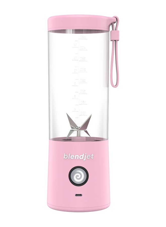 blendjet - V2 Portable Blender Smoothie Maker, Personal Blender, Fruit Blender, Leak Proof Juicer, BPA-Free 475ml 200W Sports Bottle, USB-C Rechargeable, Ice Crusher With Stainless Steel Blades 475 ml 200 W BJ-V2X-Blush Blush Pink - Image 1