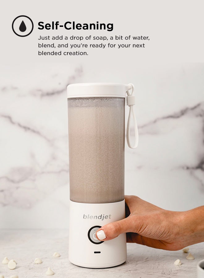 blendjet - V2 Portable Blender Smoothie Maker, Personal Blender, Fruit Blender, Leak Proof Juicer, BPA-Free 475ml 200W Sports Bottle, USB-C Rechargeable, Ice Crusher with Stainless Steel Blades 475 ml 200 W 2-MINT Mint Blue - Image 1