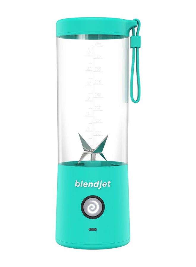 blendjet - V2 Portable Blender Smoothie Maker, Personal Blender, Fruit Blender, Leak Proof Juicer, BPA-Free 475ml 200W Sports Bottle, USB-C Rechargeable, Ice Crusher with Stainless Steel Blades 475 ml 200 W 2-MINT Mint Blue - Image 1
