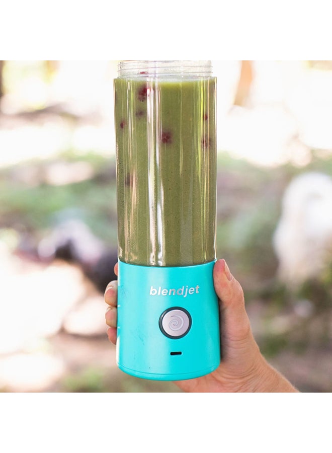 blendjet - V2 Portable Blender Smoothie Maker, Personal Blender, Fruit Blender, Leak Proof Juicer, BPA-Free 475ml 200W Sports Bottle, USB-C Rechargeable, Ice Crusher with Stainless Steel Blades 475 ml 200 W 2-MINT Mint Blue - Image 1