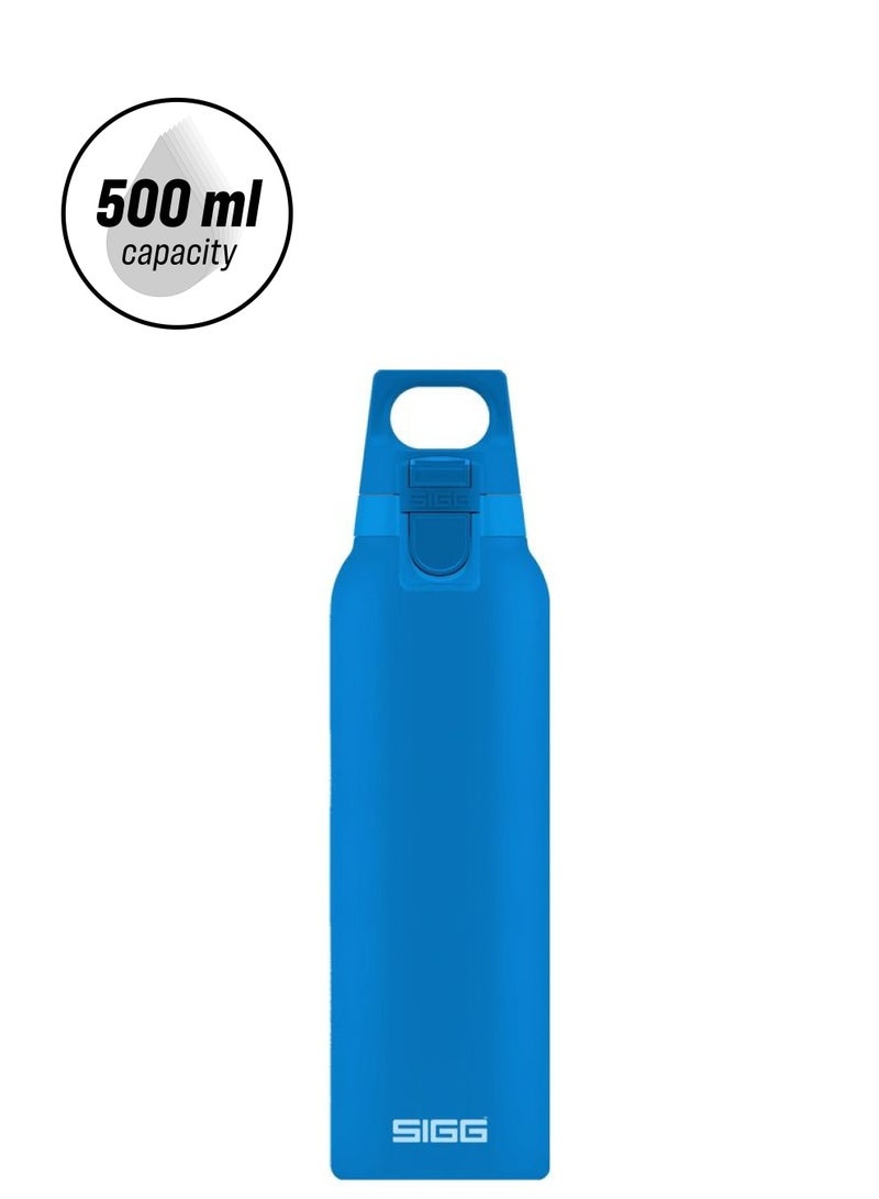 Sigg Stainless Steel Thermo Flask Hot & Cold Blue - Image 1