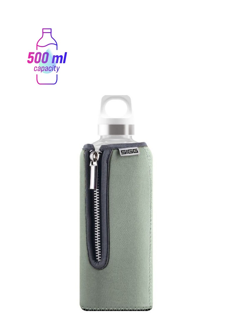 Sigg Glass Water Bottle Grey - Image 1
