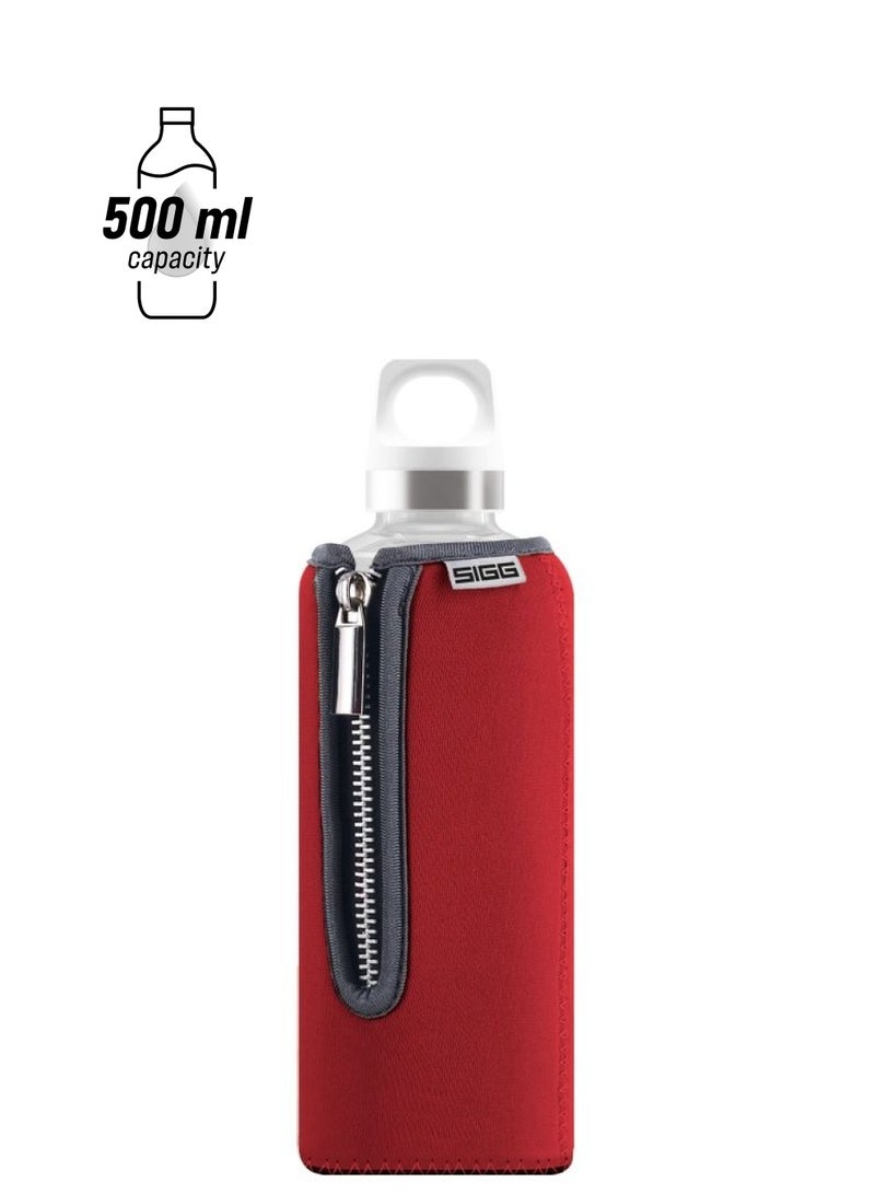 Sigg Glass Water Bottle Red - Image 1