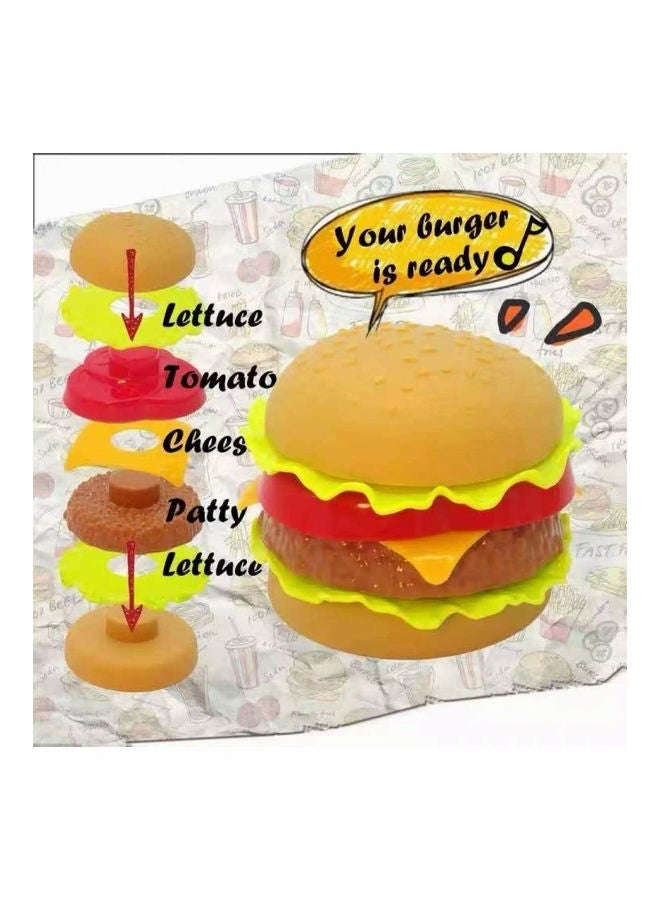 18-Piece Tableware Fast Food Pretend Play Set - Image 5