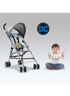 Warner Bros Batman Lightweight Buggy Stroller | 3 - 36 Months, Rear Breaks, Shoulder Strap - Grey  - Image 4