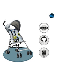 Warner Bros Batman Lightweight Buggy Stroller | 3 - 36 Months, Rear Breaks, Shoulder Strap - Grey  - Image 3