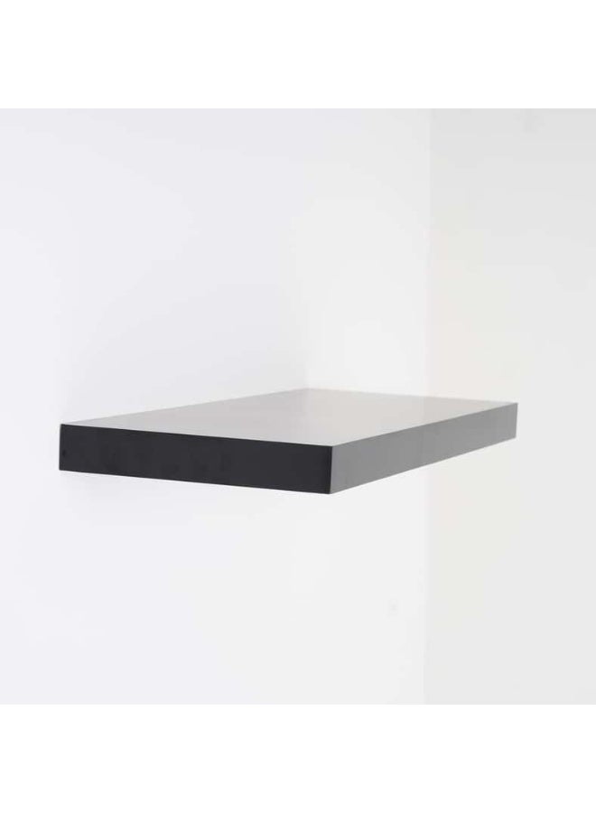 Pan Home Floating Wall Shelf 24x4x60cm - Black Black 60x24x4cm - Image 3