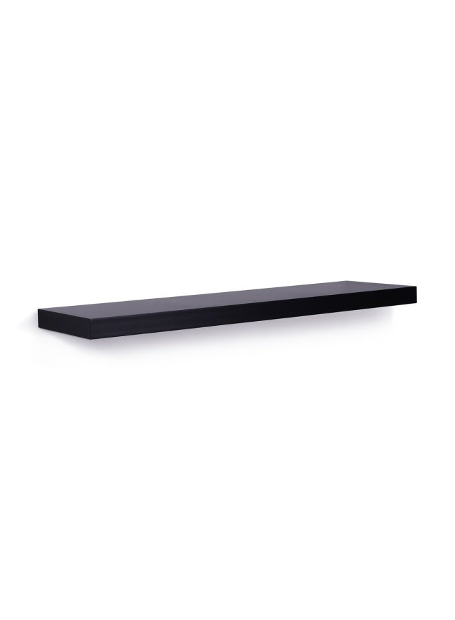 Pan Home Affordable And Stylish Floating Wall Shelf | Black | Easy to assemble Black - Image 2