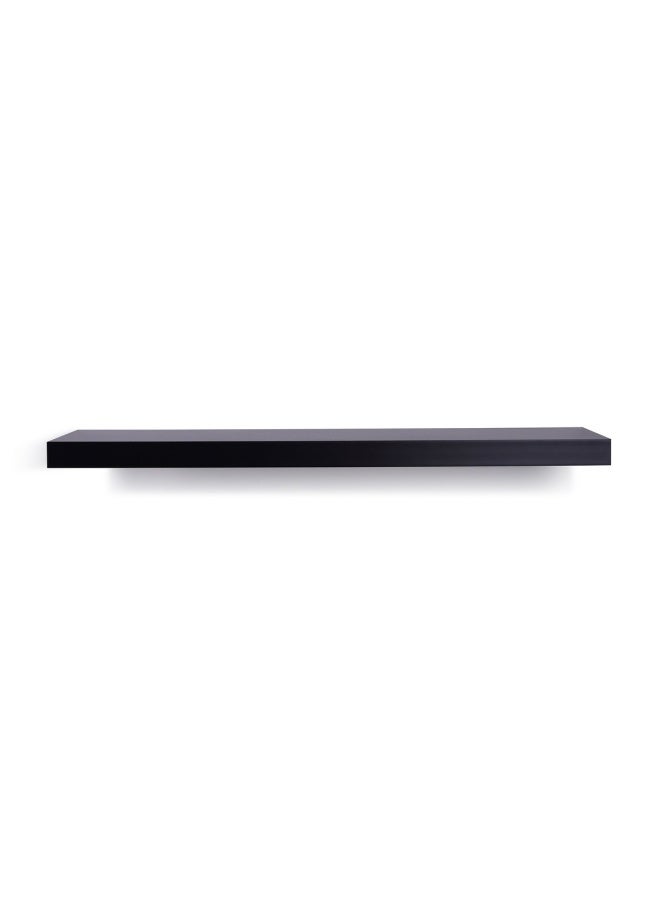 Pan Home Affordable And Stylish Floating Wall Shelf | Black | Easy to assemble Black - Image 3