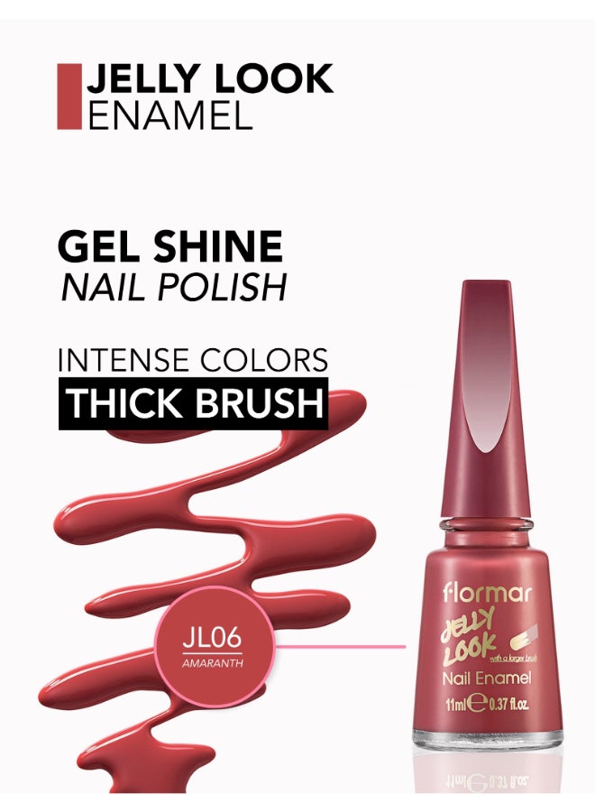 flormar Jelly Look Nail Enamel Amaranth - Image 4