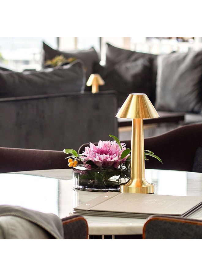 Retro Minimalist Decorative Small Table Lamp Gold - Image 1