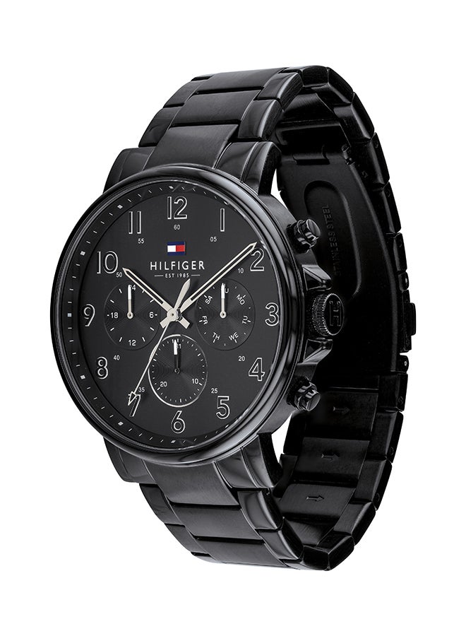 تومي هيلفيغر ساعة يد دانيل بقرص باللون الأسود - طراز 1710383 للرجال - Image 3