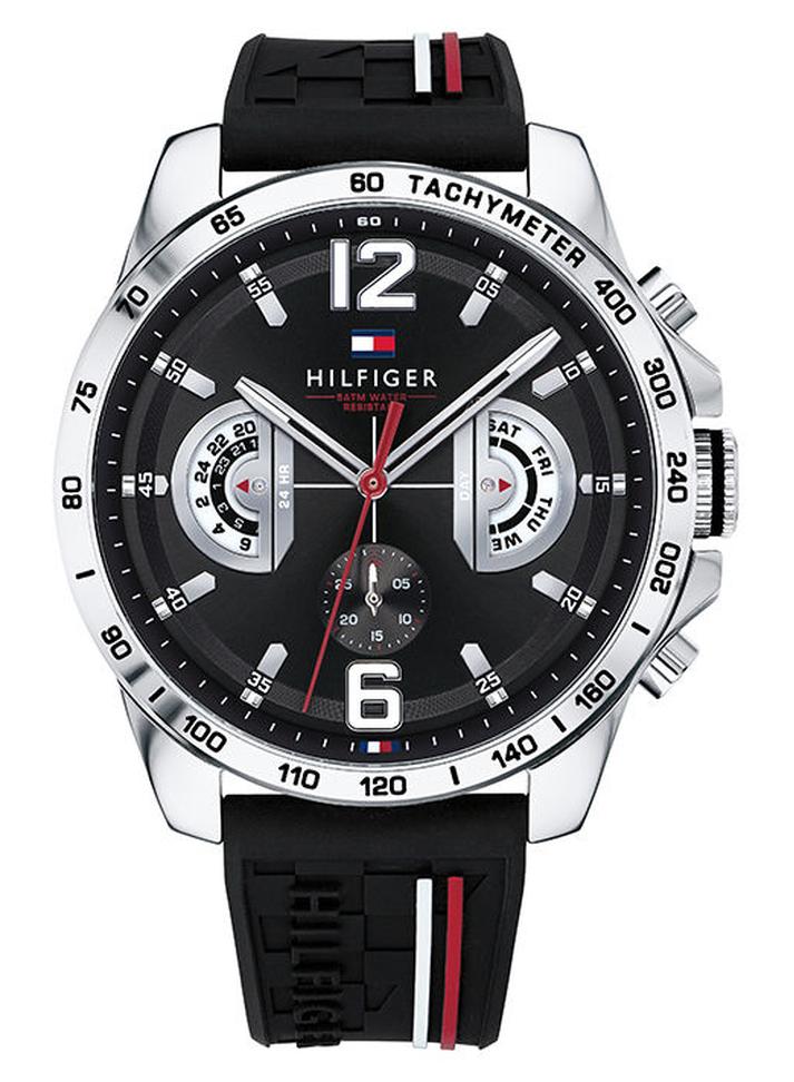 TOMMY HILFIGER Men's Decker Black Dial Watch - 1791473 - Image 1