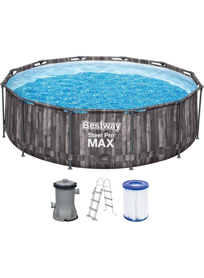 Bestway Steel Pro Max 12' X 39.5"/3.66M 1.00M Pool Set 366x100cm  - Image 1