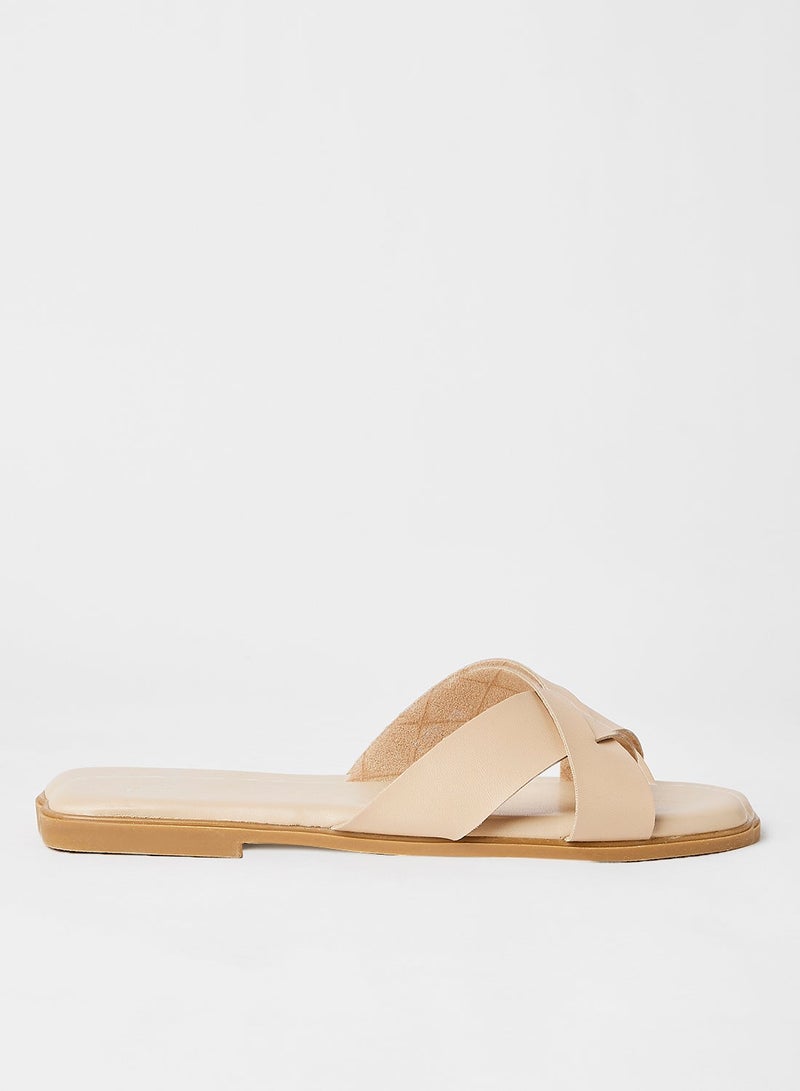 Open Toe Flat Sandals Nude - pnsku/N48025166V/45/_/1734589747/32caf9de-5a6e-45bc-bb95-89fa52374f30