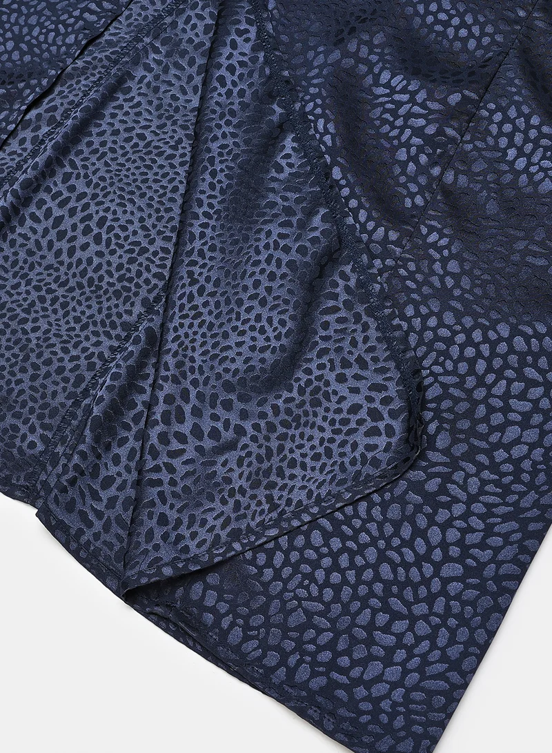 Chi-Chi London Solid Bodycon Dress Navy