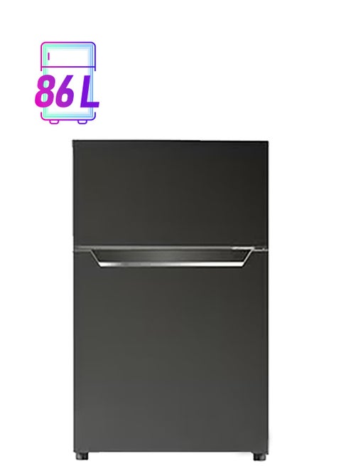 Top Mount Double Door Refrigerator - Defrost Fridge Freezer With Smart Sensor & Humidity Control With 1 Year Full & 5 Year Compressor Warranty 282 W BR100SS Dark Stainless Steel