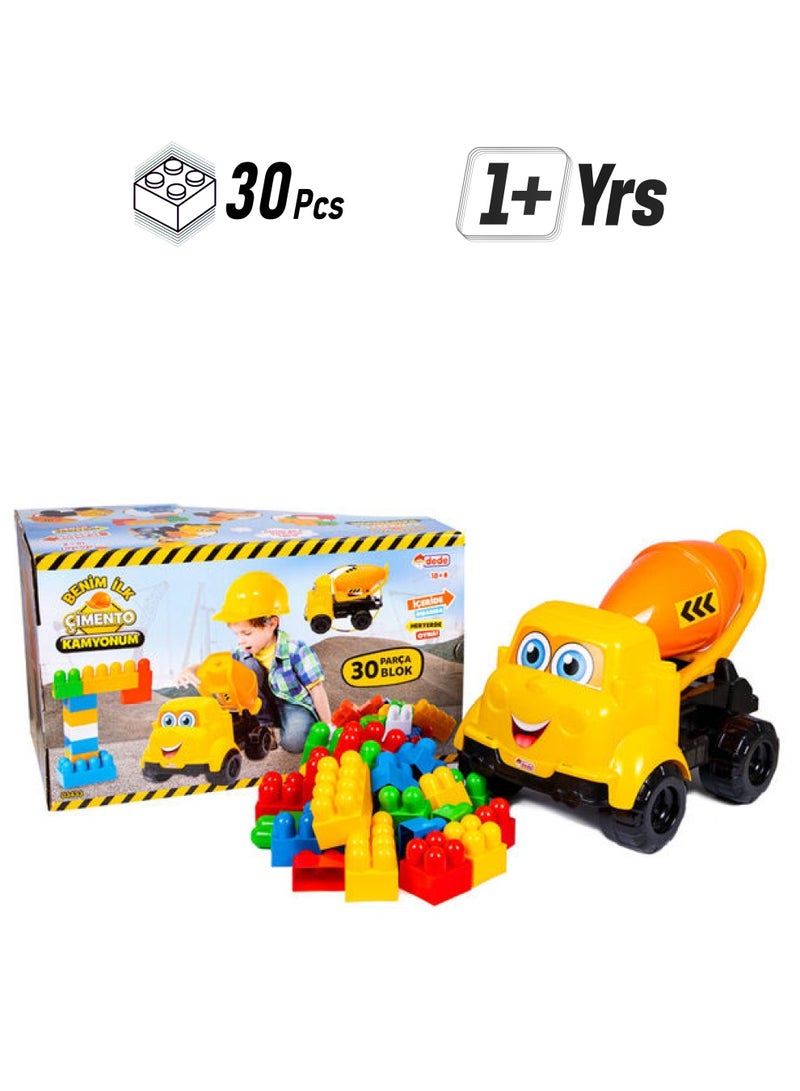 ديدي شاحنة أسمنت لعبة مع 30 مكعب FEN03433 30 سنة فأكثر - Image 1