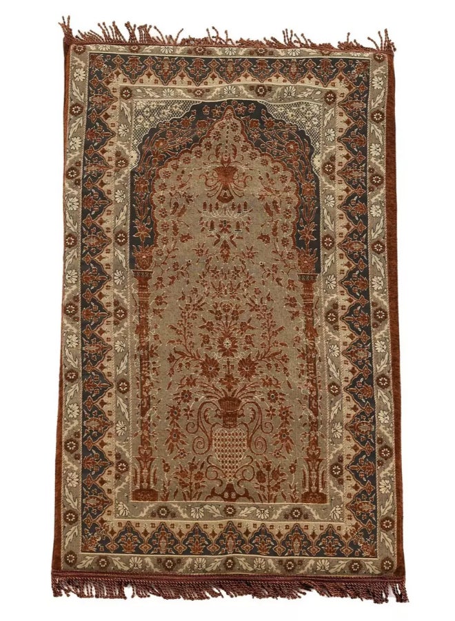 سندس سجادة صلاة رمادي 110x65سم - Image 2