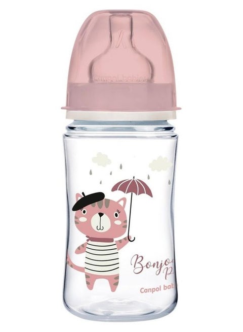 Canpol babies EasyStart Anti-colic Wide Neck Bottle 240ml PP BONJOUR PARIS